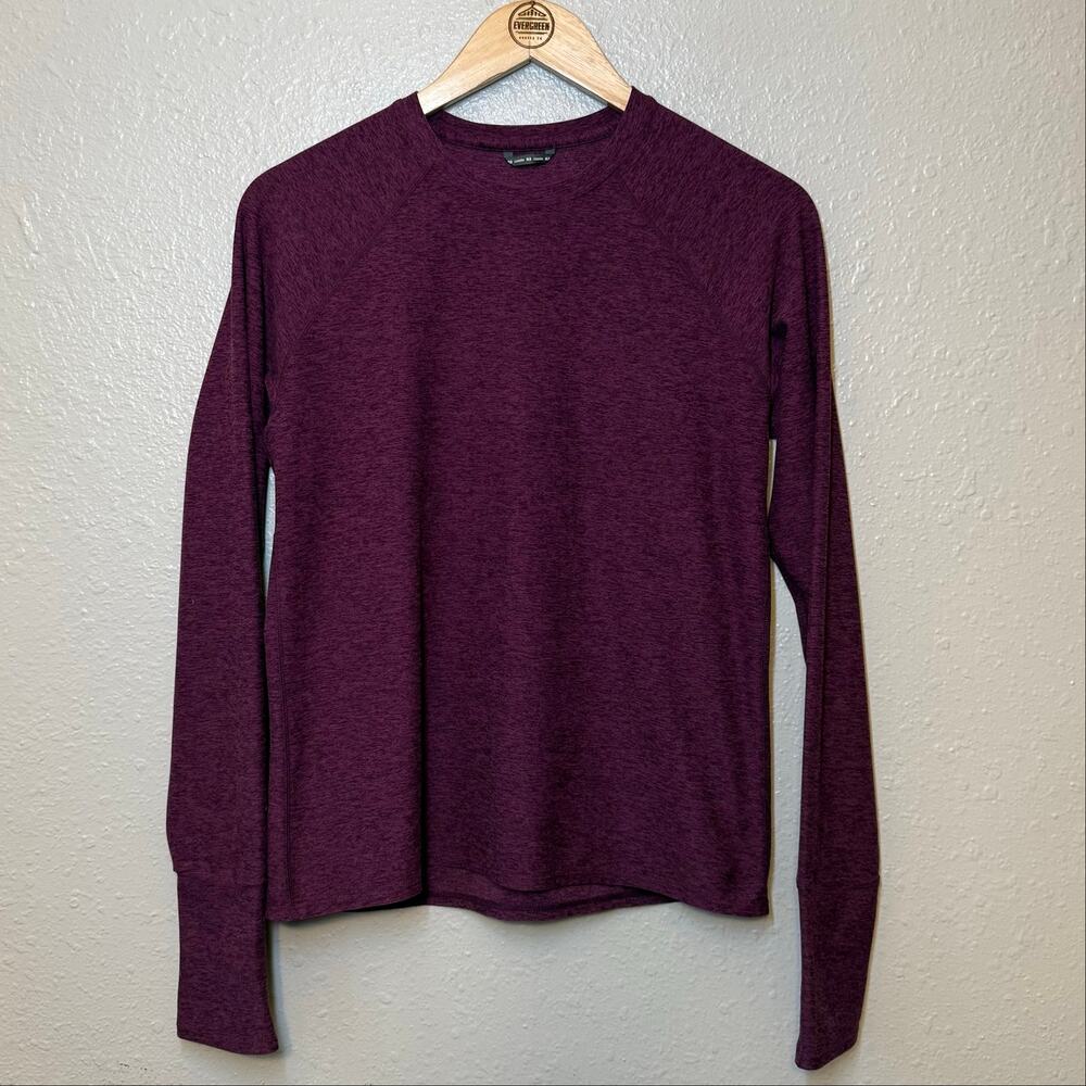 Oiselle Lux Layer Running Top Long Sleeve Pullover Baselayer Purple Women's 2 - Picture 8 of 9